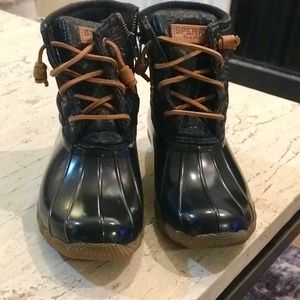 Sperry Quilted Duck Boots Women 6.5